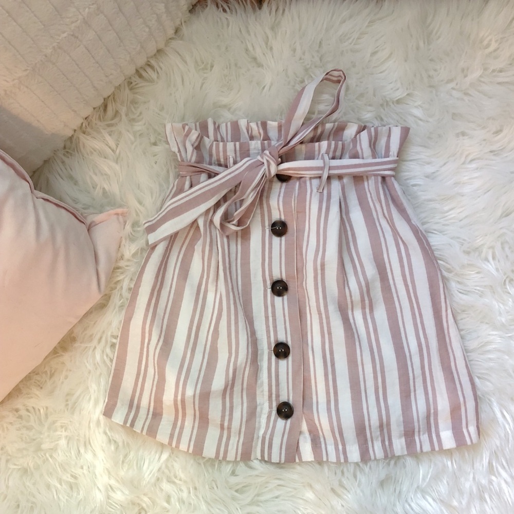 Boutique Striped Skirt